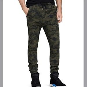 21men camo drawstring slimfit joggers